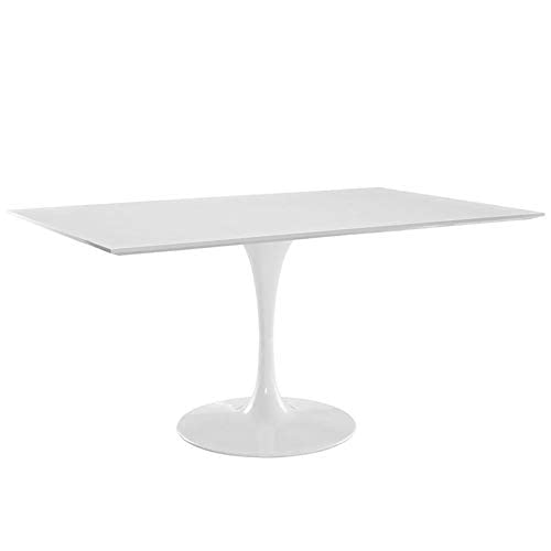 Modway EEI-3221-ROS-WHI Lippa 36" Square Dining Table