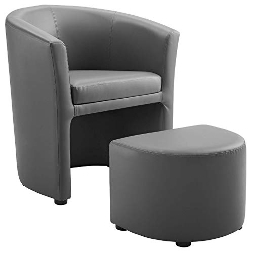 Modway Divulge Faux Leather Armchair