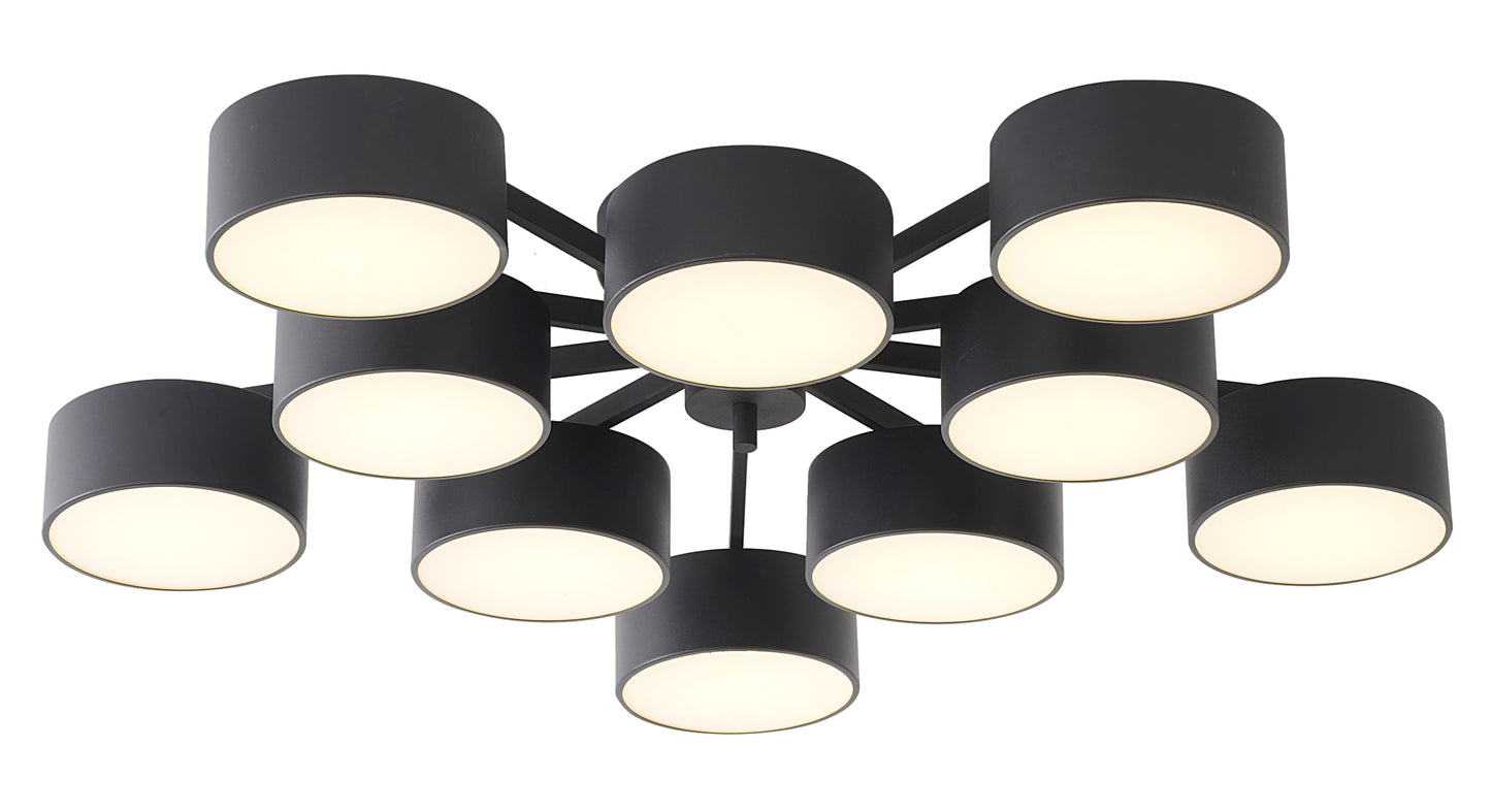 Black LED Chandelier - BE12C38B