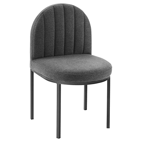 Modway Isla Channel Tufted Upholstered Fabric Dining Side Chair