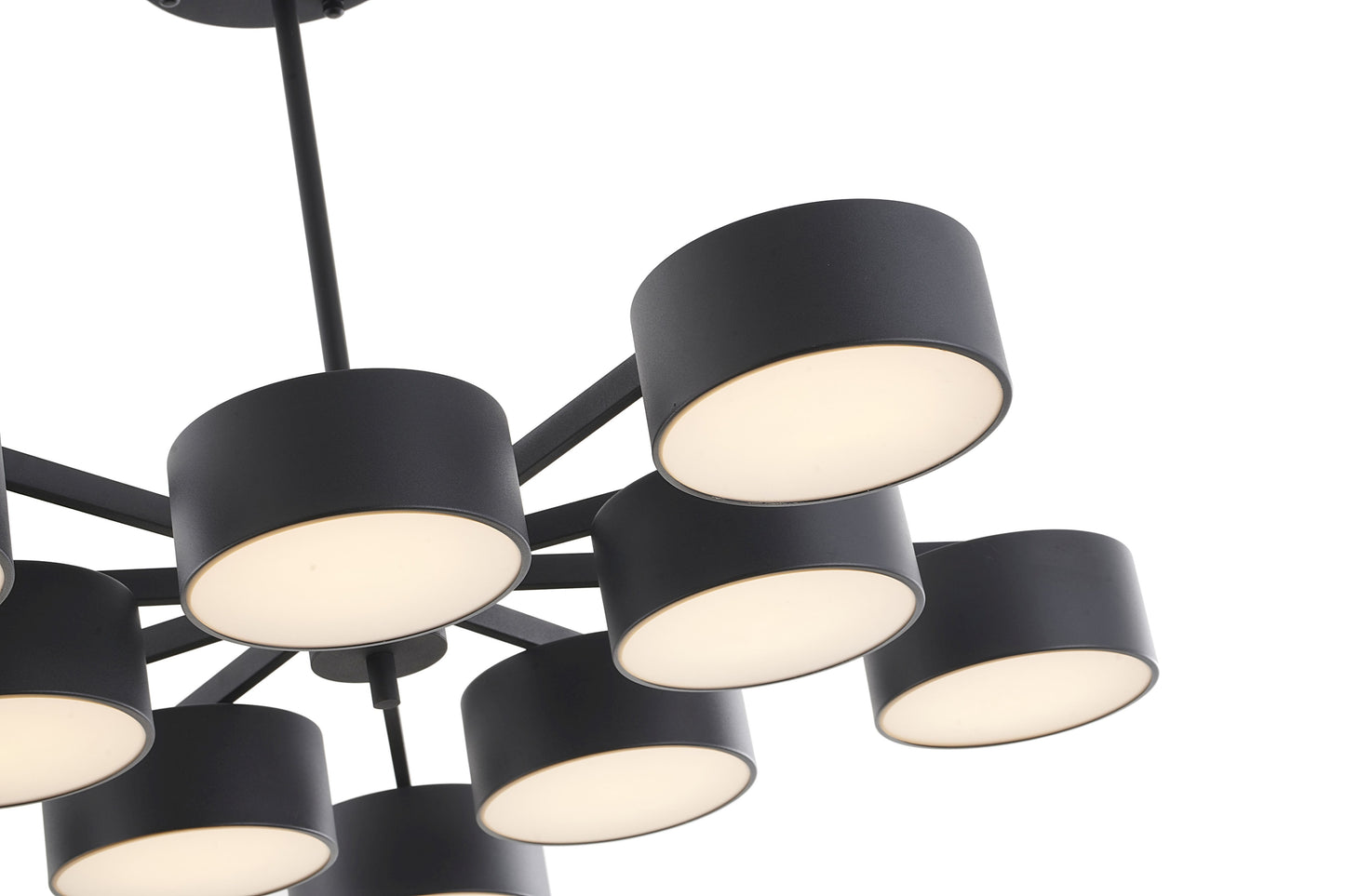 Black LED Chandelier - BE12C38B