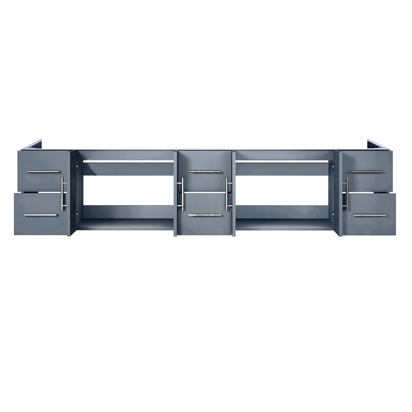 Geneva 84" Dark Grey Vanity Cabinet Only