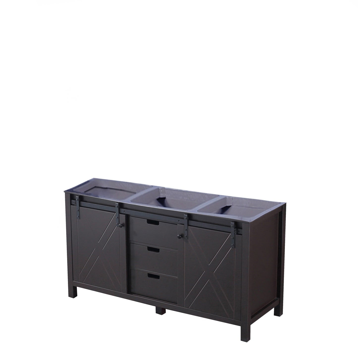 Marsyas 60" Brown Vanity Cabinet Only