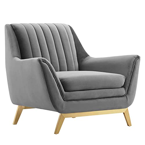 Modway Winsome Channel Tufted Performance Velvet Chair