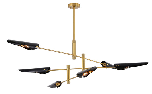 Brass Chandelier - DU86C82BR