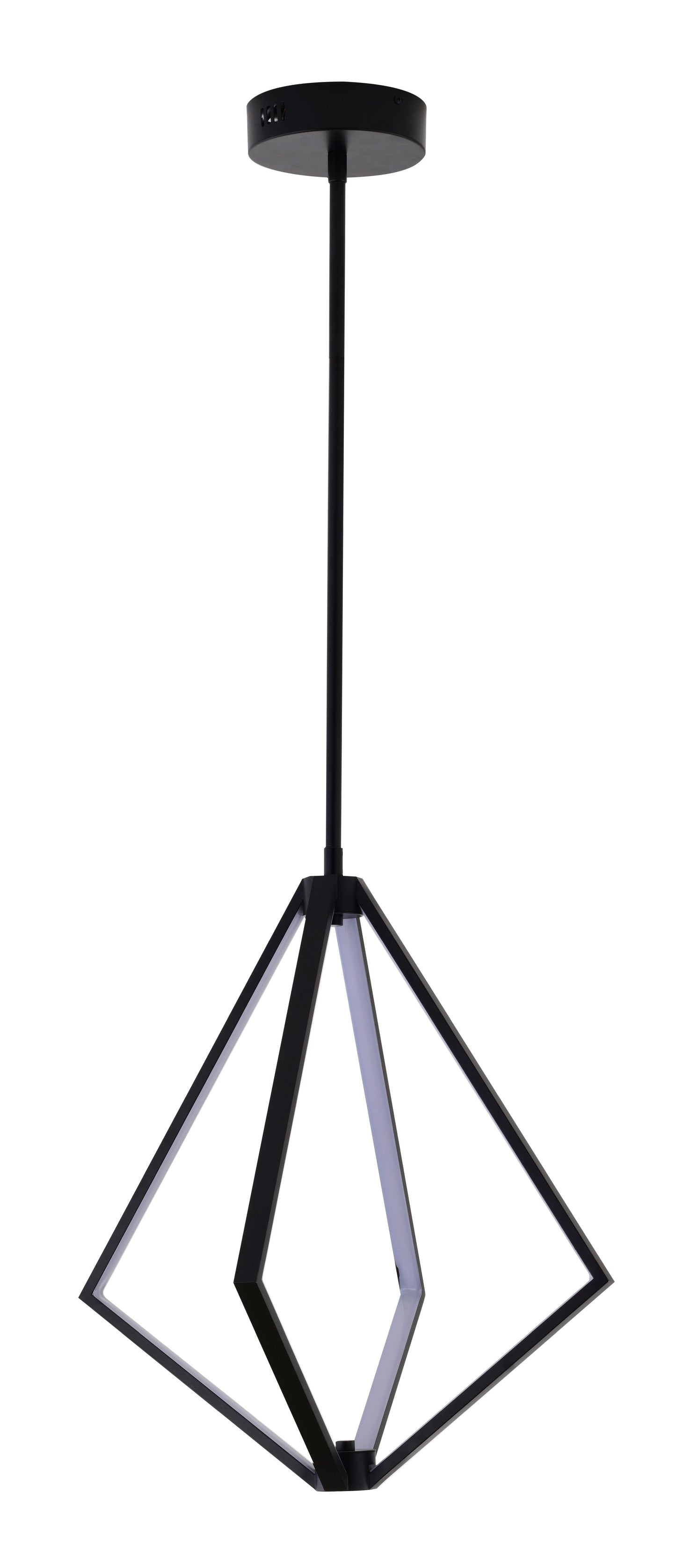 Black LED Chandelier - WE01C18BK