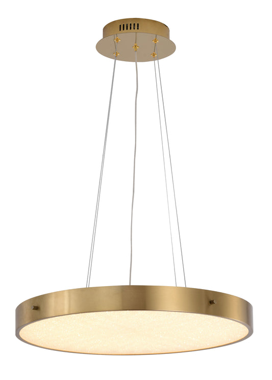 Brass LED Chandelier - FT100C20BR