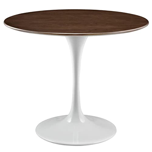 Modway Lippa Mid-Century ModernRound Artificial Marble Side Table