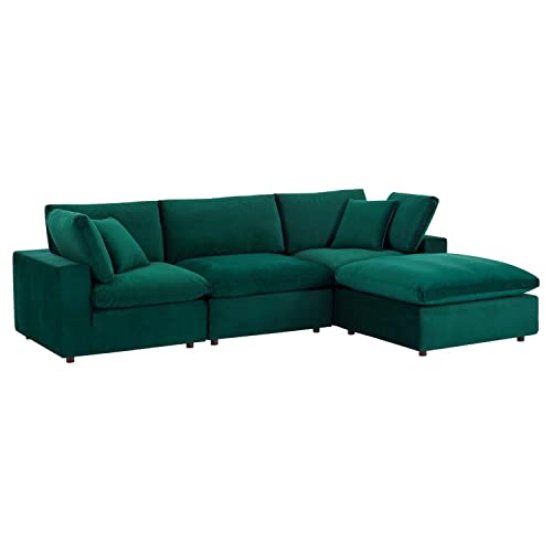 Modway Commix Sofas, 4-Piece, Green