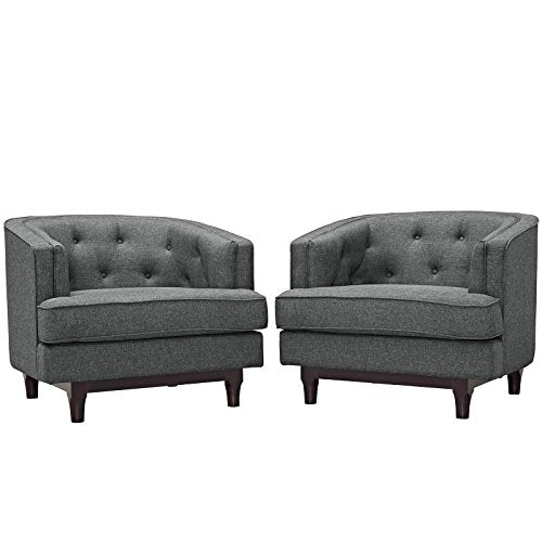 Modway Coast Fabric Upholstered Contemporary Modern