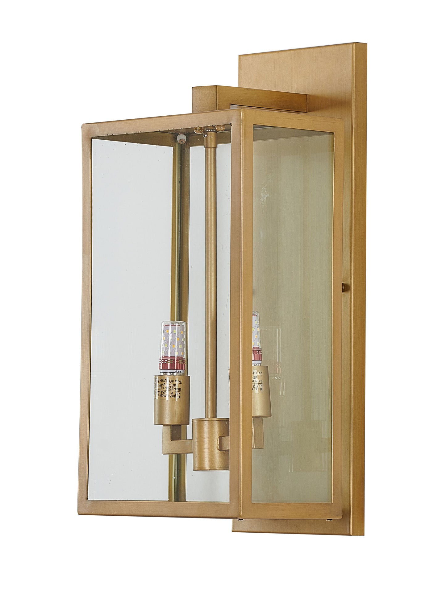 Brass Outdoor Wall Sconce - KC02W21BR