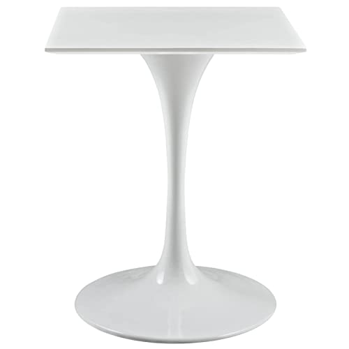 Modway EEI-3221-ROS-WHI Lippa 36" Square Dining Table