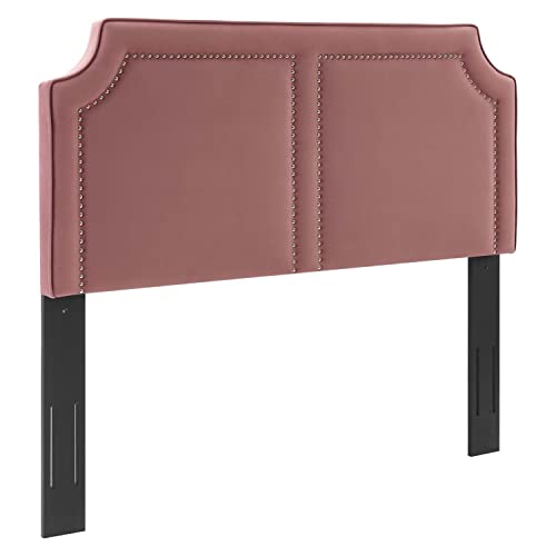 Modway Cynthia Velvet Full Queen Headboard with Dusty Rose Finish MOD-6566-DUS
