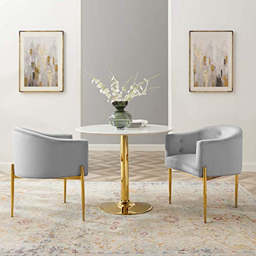 Modway Savour Tufted Performance Velvet Accent Chairs Set of 2