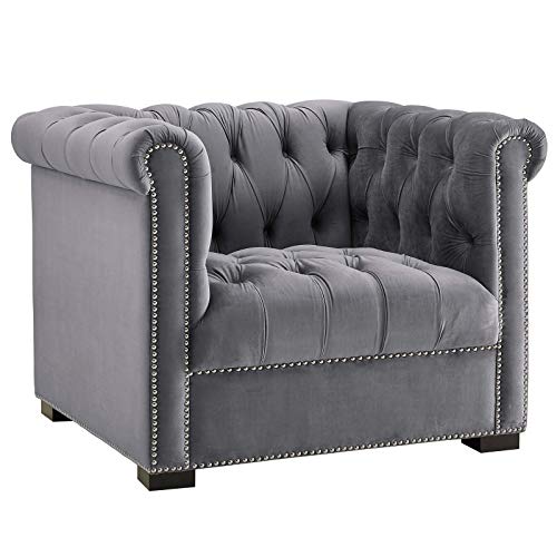 Modway Heritage Upholstered Velvet Armchair