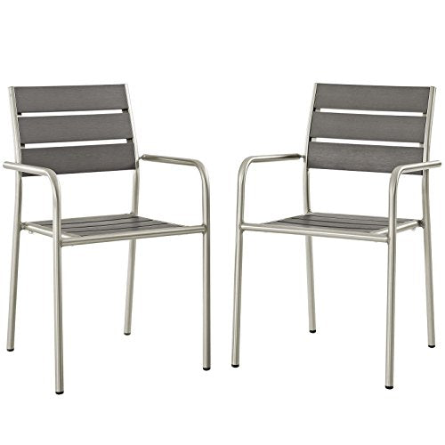 Modway Shore Aluminum Outdoor Patio Armchair