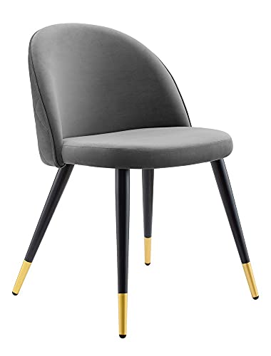 Modway Cordial Performance Velvet Dining Accent Chairs Set of 2