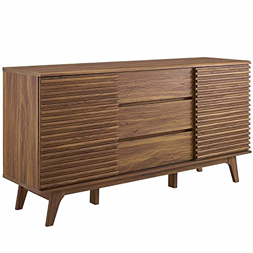 Modway Render Mid-Century Modern Low Profile TV Stand