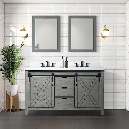 Lexora Marsyas Bath Vanity and Cultured Marble Countertop