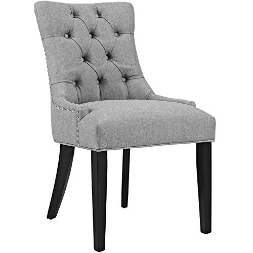 Modway Regent Modern Tufted Upholstered Fabric Kitchen and Dining Room Chair