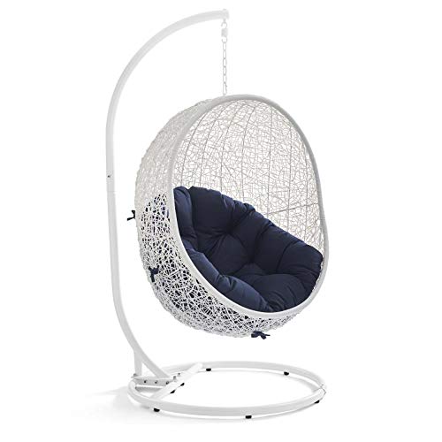 Modway Hide Outdoor Patio Swing Chair with Stand
