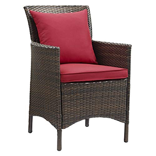 Modway Conduit Outdoor Patio Wicker Rattan Dining Armchair