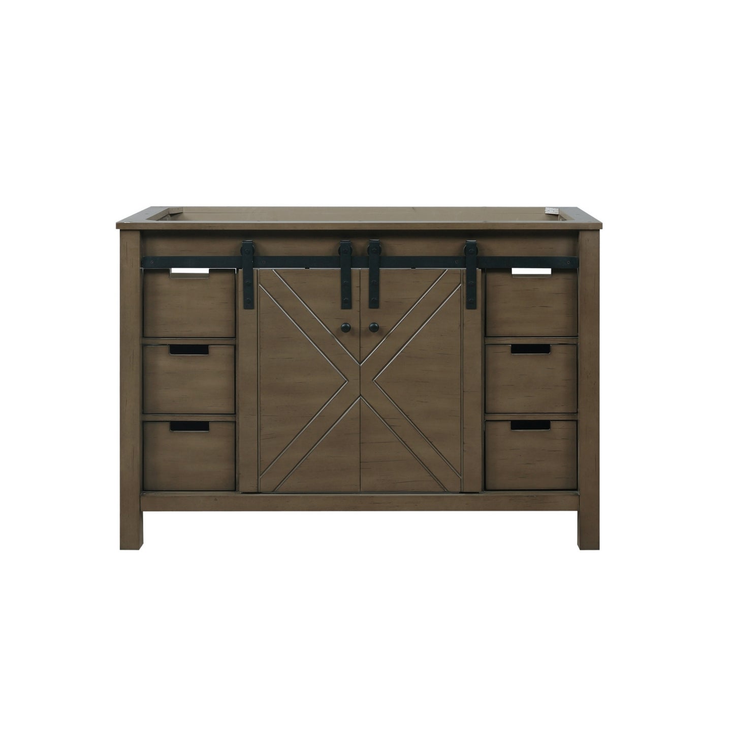 Marsyas 48" Rustic Brown Vanity Cabinet Only