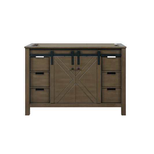 Marsyas 48" Rustic Brown Vanity Cabinet Only