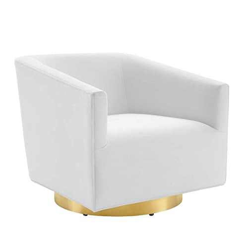 Modway Twist Performance Velvet Accent Lounge Swivel Chair