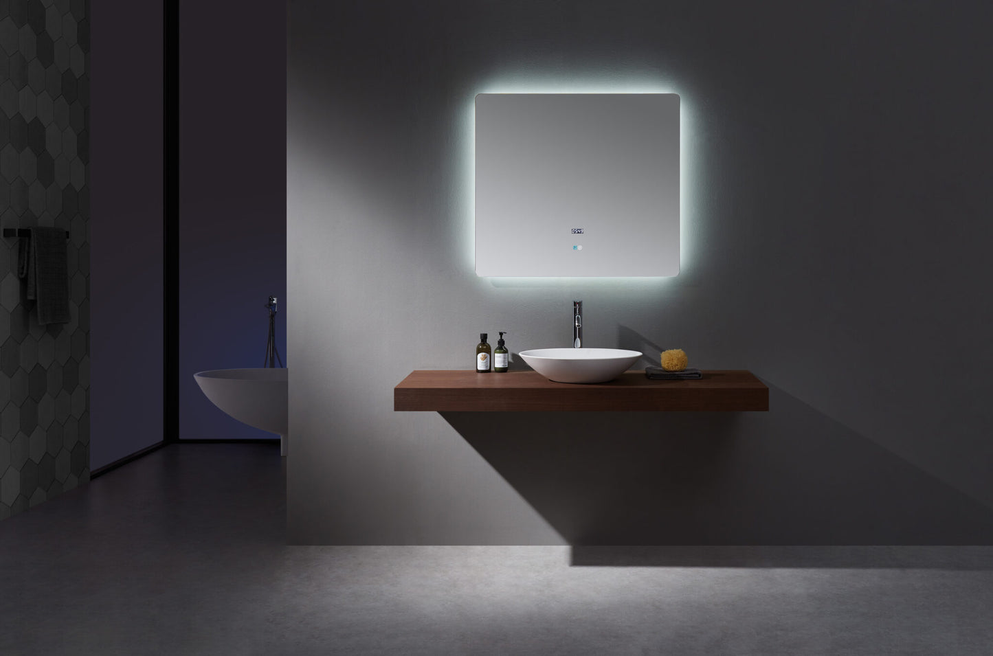 Lugano 36" Widex32" Tall LED Mirror w/ Defogger