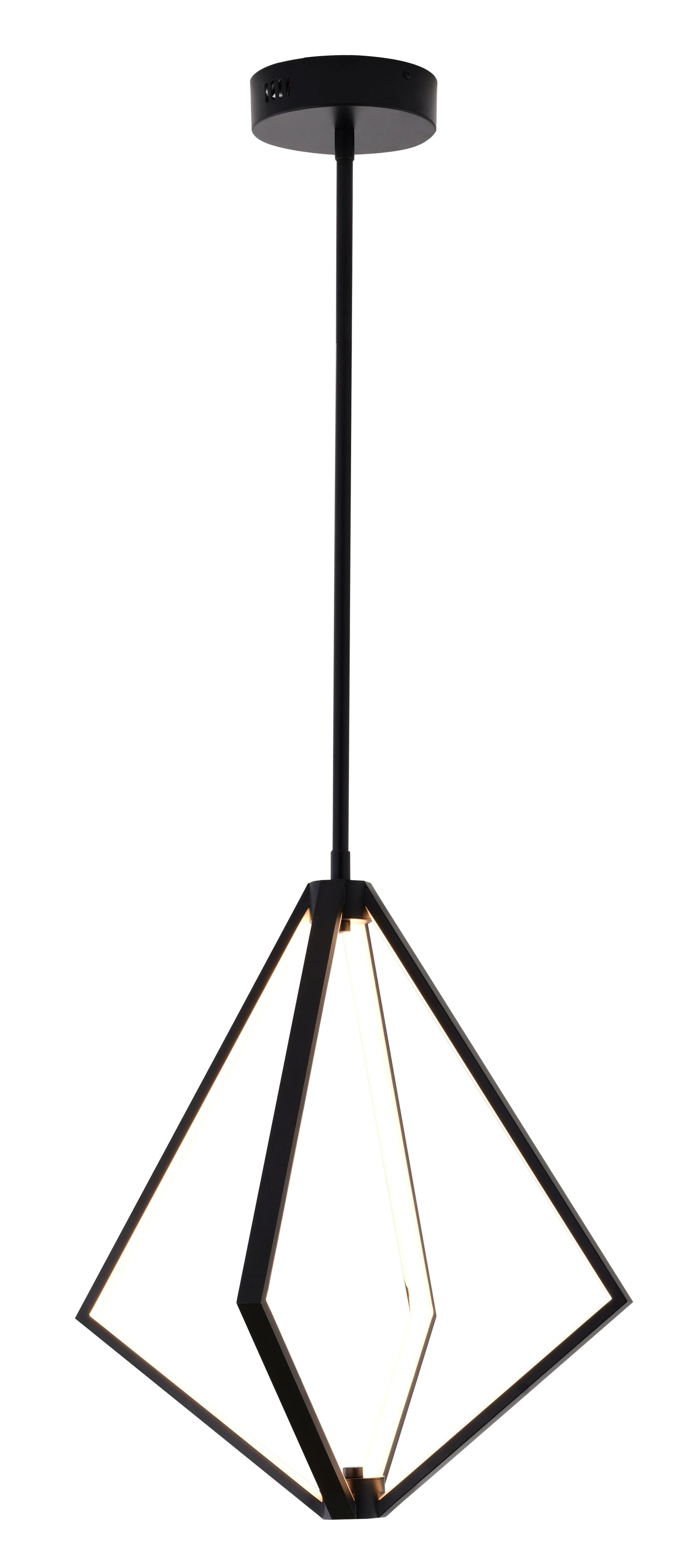 Black LED Chandelier - WE01C18BK