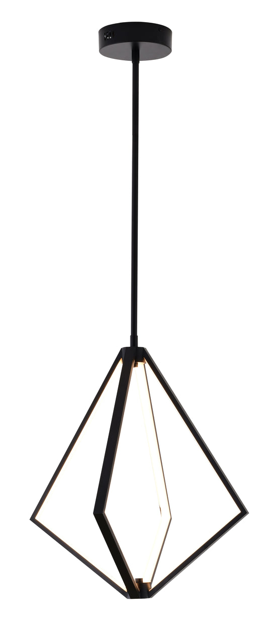 Black LED Chandelier - WE01C18BK