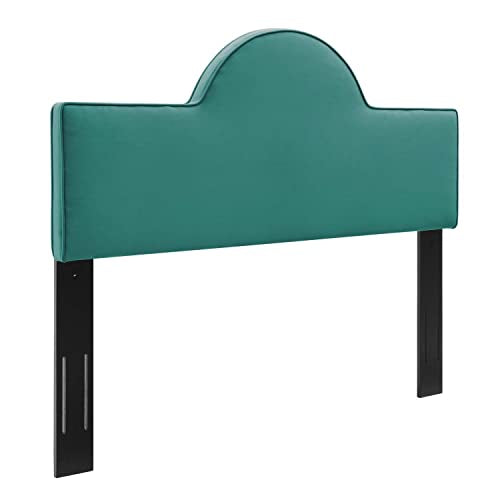 Modway Dawn Performance Velvet Twin Headboard in Teal