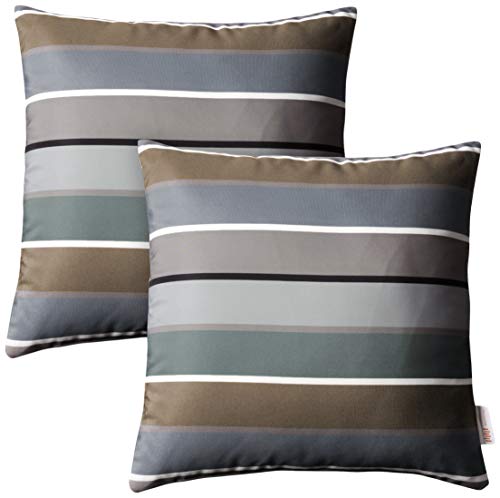 Modway Outdoor Patio Pillow, Stripe