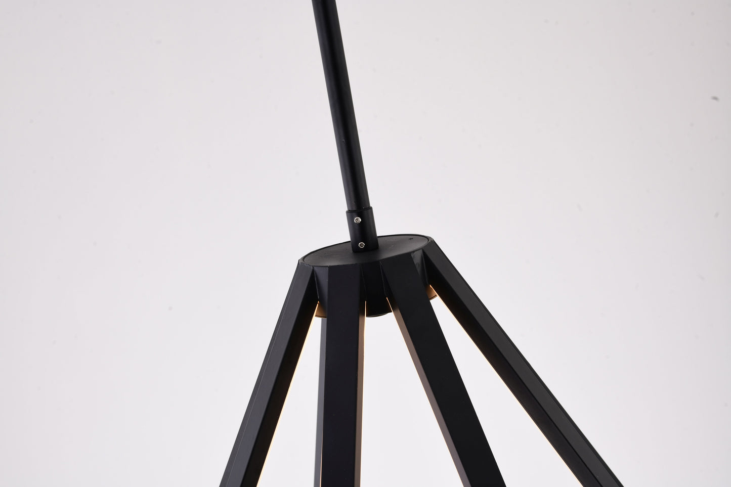 Black LED Chandelier - WE02C25BK
