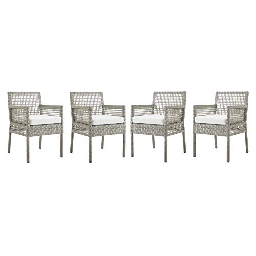 Modway Aura Piece Outdoor Patio Wicker Rattan Set