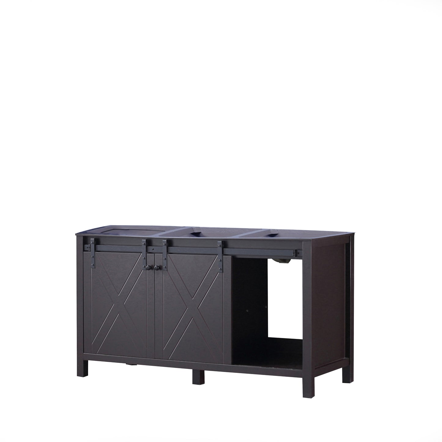 Marsyas 60" Brown Vanity Cabinet Only