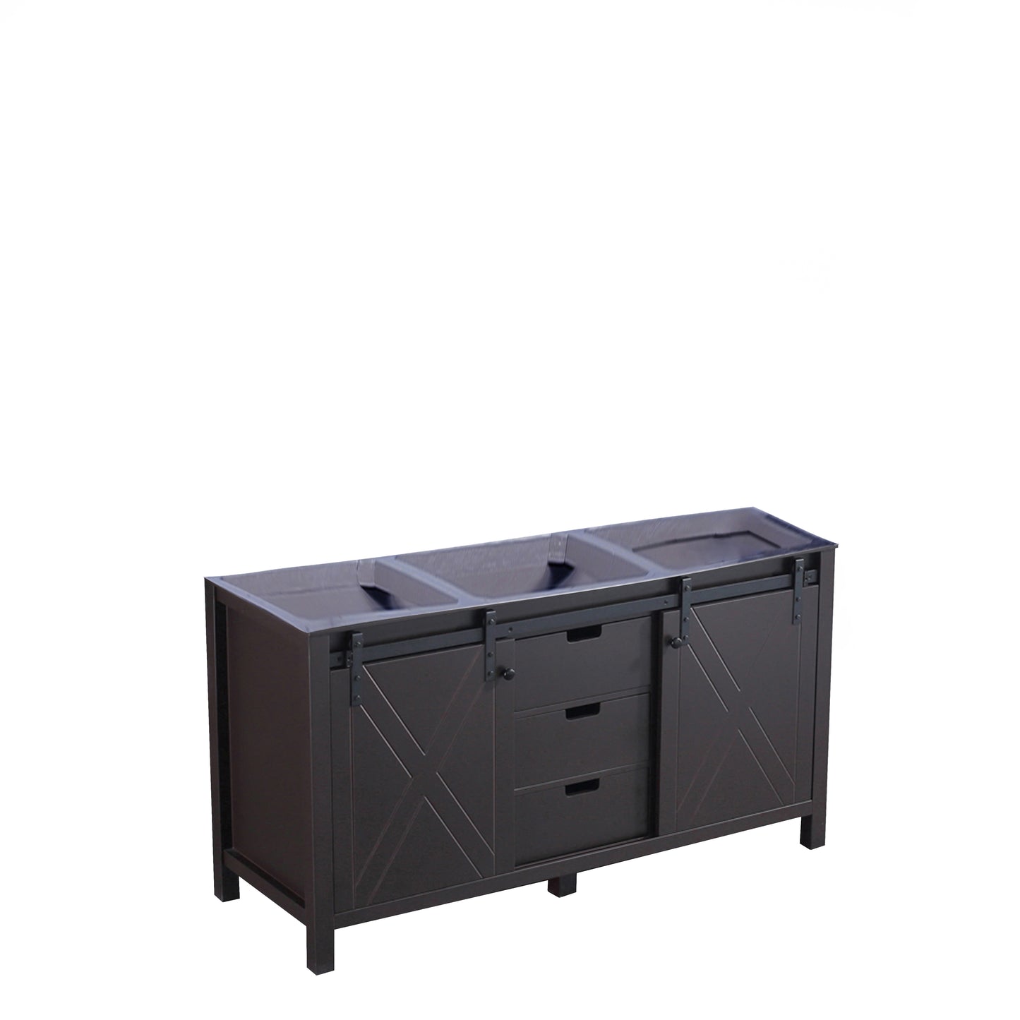 Marsyas 60" Brown Vanity Cabinet Only