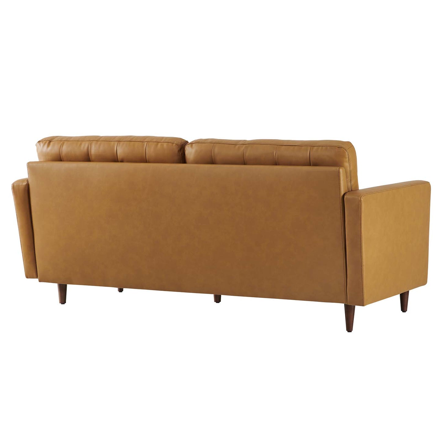 Exalt Tufted Vegan Leather Sofa