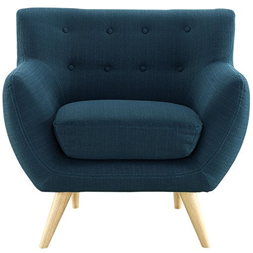 Modway Remark Mid-Century Modern Armchair with Upholstered Fabric
