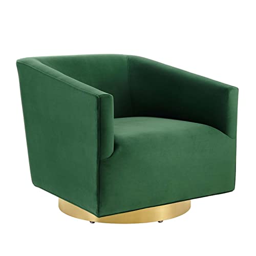 Modway Twist Performance Velvet Accent Lounge Swivel Chair