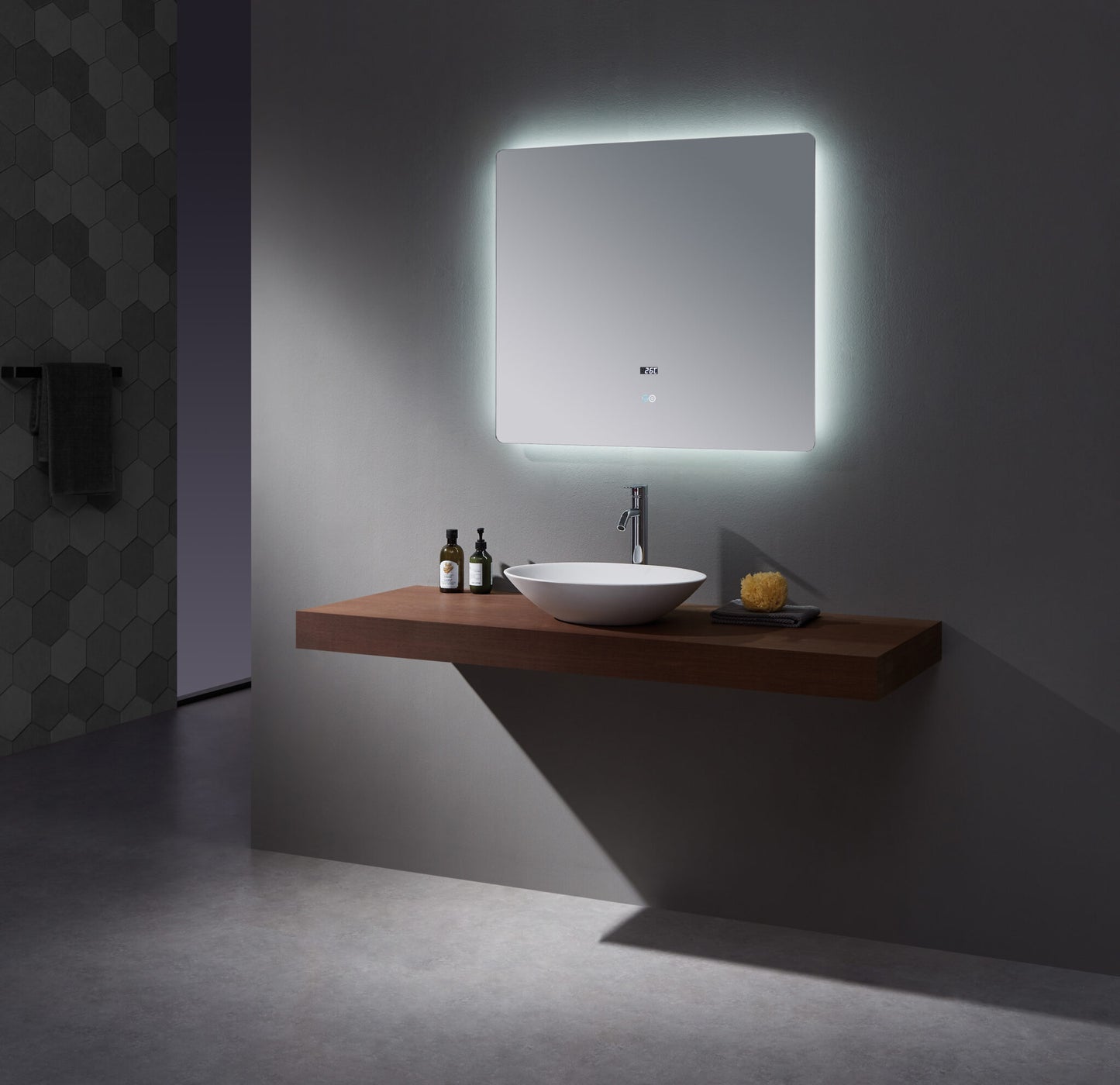 Lugano 36" Widex32" Tall LED Mirror w/ Defogger