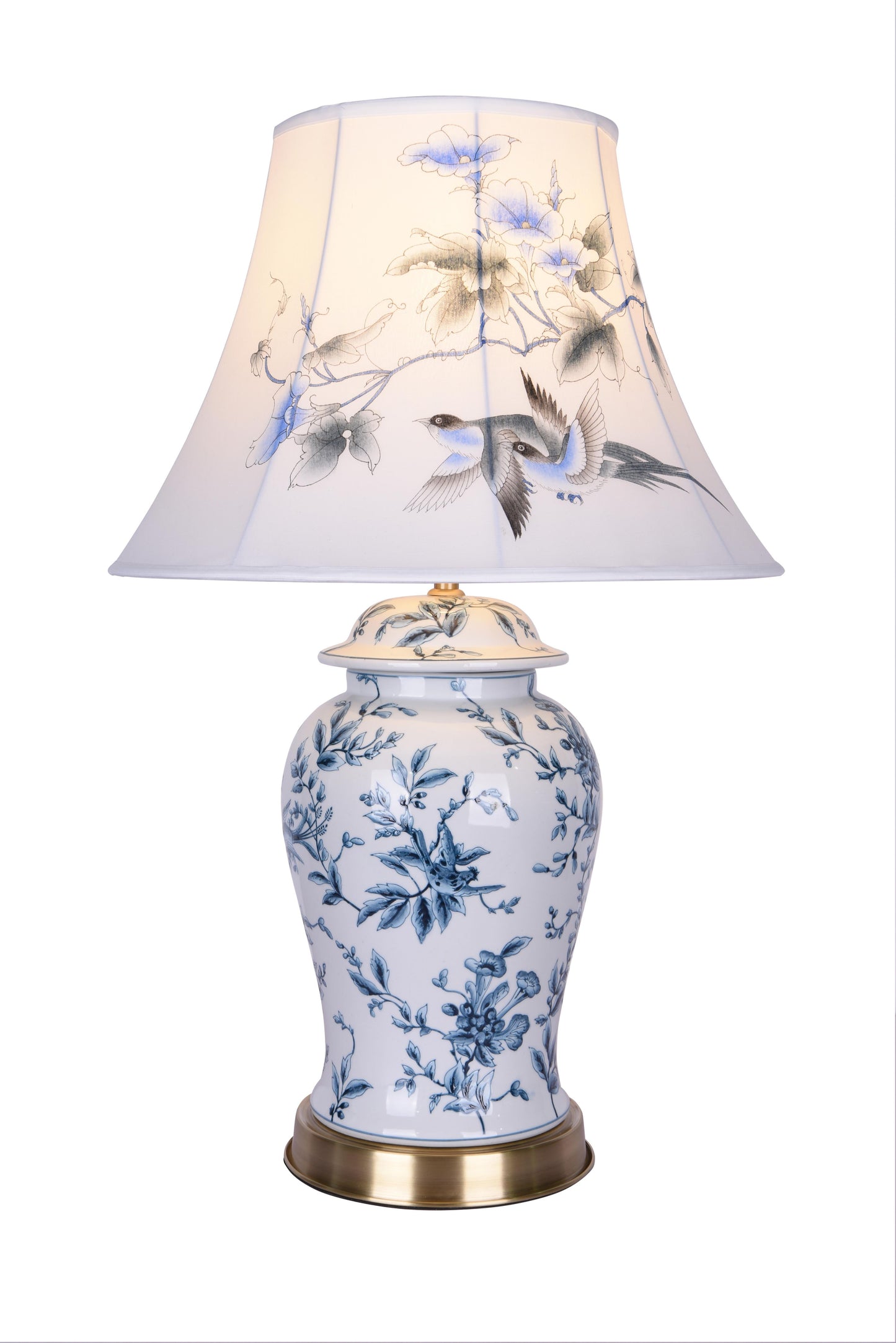 Blue& White Table Lamp - FUM01T9B