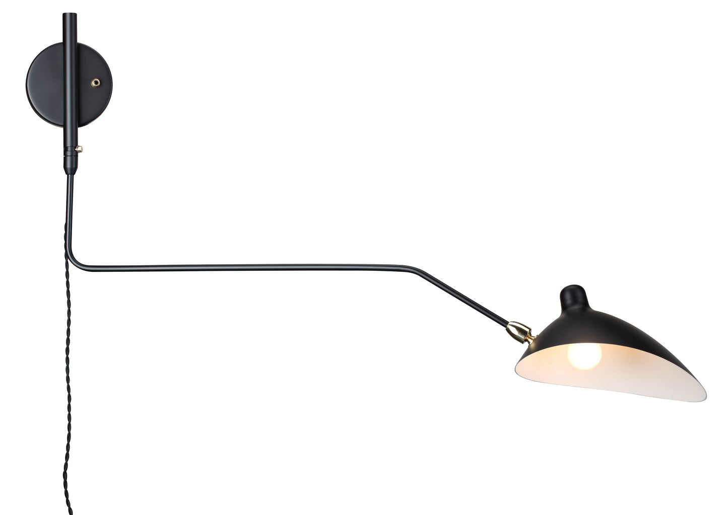 Black Wall Sconce - BEL15