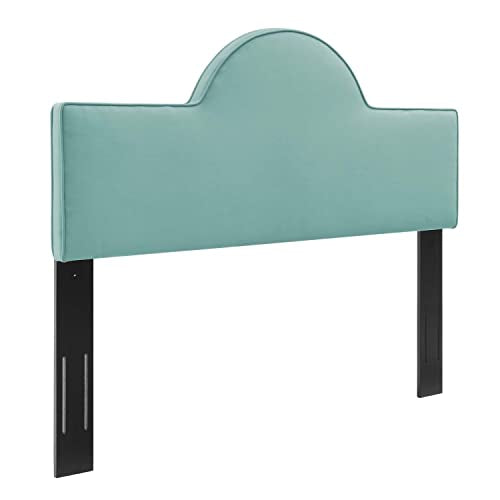 Modway Dawn Performance Velvet California King Headboard in Mint