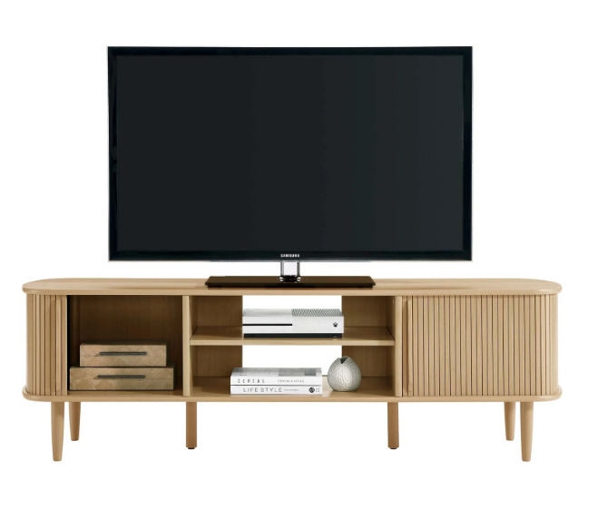 Contour 63" Wood TV Stand