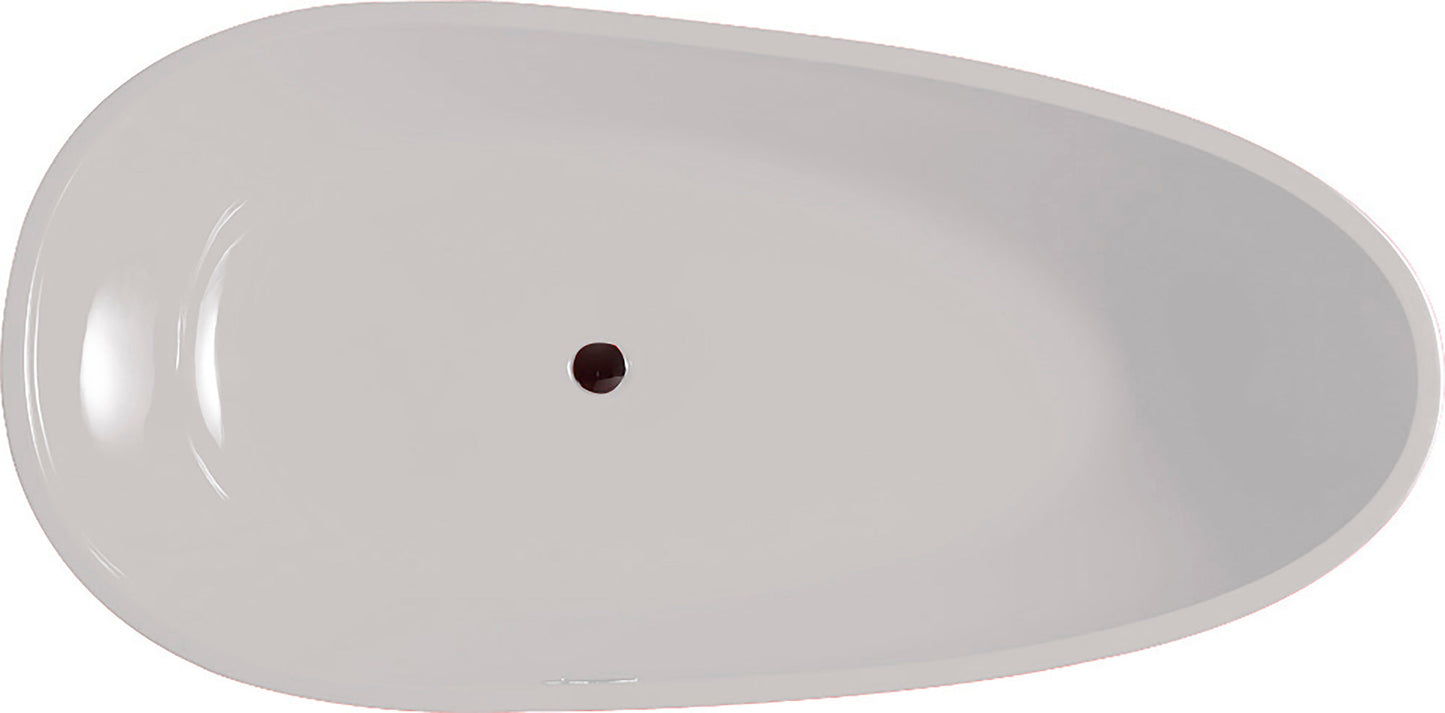 Cartisan Design 67-inch BT-1893 Modern Freestanding Bathtub (Acrylic)