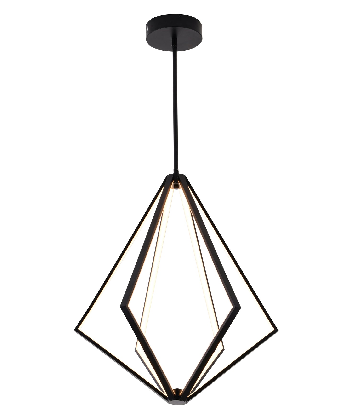 Black LED Chandelier - WE02C25BK