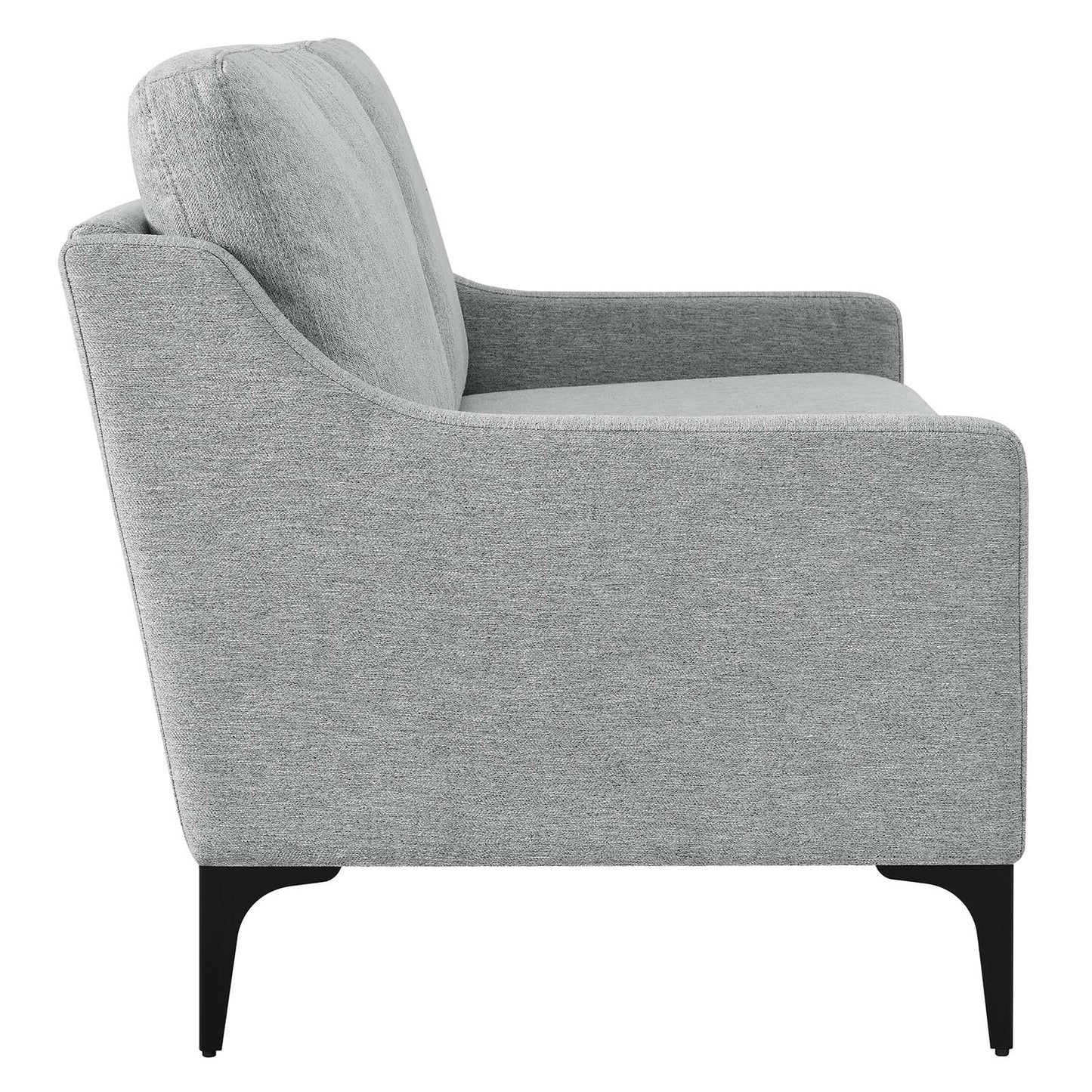 Corland Upholstered Fabric Loveseat