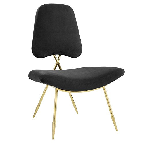 Ponder Performance Velvet Upholstered Modern Lounge Accent Chair